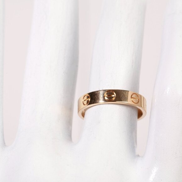 Authentic 18k Yellow Gold CARTIER Love Ring Size 5.5 - Picture 5 of 5